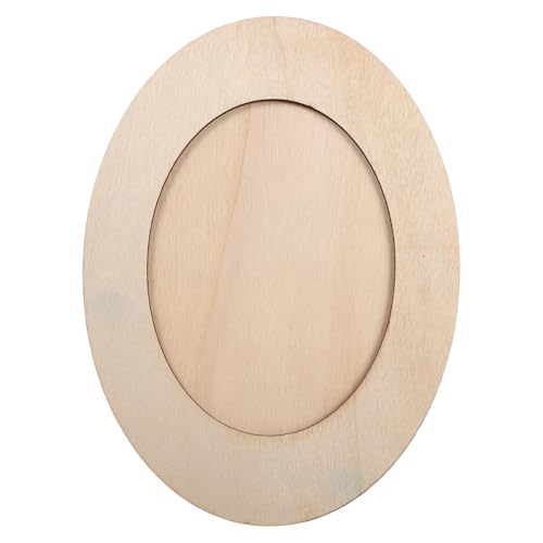 HEMOTON DIY Wooden Photo Frame Handmade Craft for Boys and Girls Unfinished Paint Picture Frame for Preschoolers