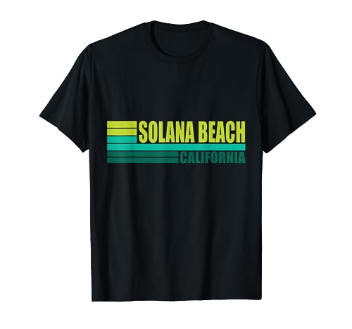 Retro Vintage Solana Beach California CA San Diego Coast T-Shirt