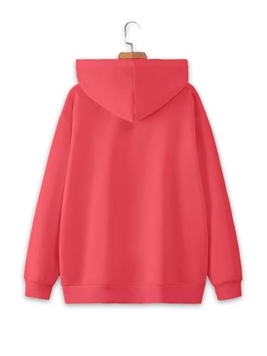 Image of Mack Jonney Solid Hooded Cotton Fleece Sweatshirt for WOMEN-VMACK639218