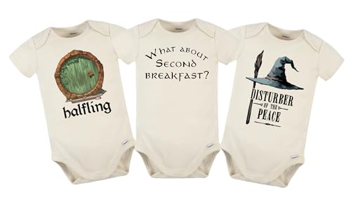 Halfling Bundle | 3 Bodysuits included are Halfling, Disturber of the Peace and What About Second Breakfast | 100% Cotton