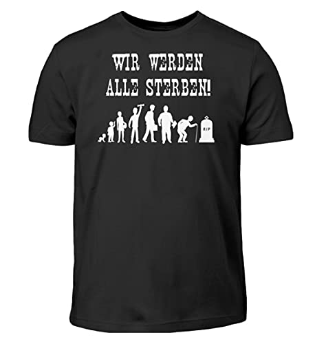 T-Shirt Enfant Noir Confortable et Résistant pour l'Extérieur