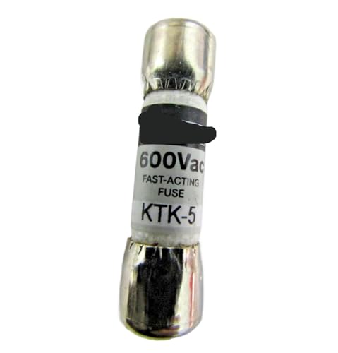Fusibles KTK-5 5A 600VCA cartouche cylindrique de protection électrique lot de 8