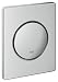 Produktbild GROHE Nova Cosmopolitan - Abdeckplatte (Fertigmontageset, 1,0 - 6,0 l einstellbar), mattchrom, 38804P00