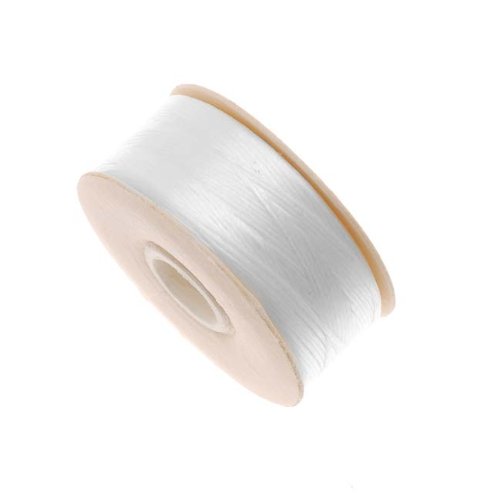 Nymo Nylon Beading Thread for Delica Beads, 72-Yard, White