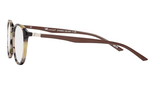 Image of SAV VK Couture Women's EVKB05 Blue Light Reading Glasses & Light Protection - Fashion Frame, Optical Spring Hinge Readers