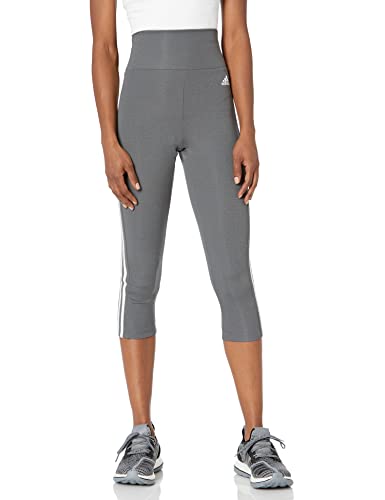 Image of adidas Designed to Move High-Rise 3-Stripes 3 /4 Sport Leggings Women's