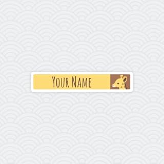 80 Skinny Kids Labels Peel & Stick Waterproof, Durable Personalized Name...