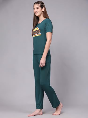 Image of B STORIES Women's Cotton Pyjama Set | Comfort and Relexed Nightsuit for Ladies