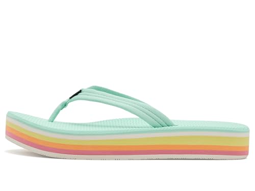 Image of Hari Mari- Dunes Sunset- Women's Retro Inspired Platform Boat-Safe Flip Flops- No Break Ins, Firm Arch Support, Antimicrobial, and Floats in Water