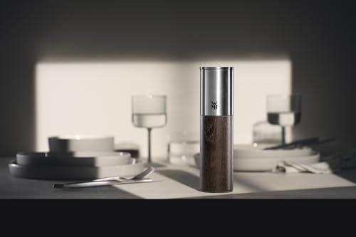 Miniatura 2 de WMF Ceramill Nature - Molinillo de especias, mecanismo de cerámica, grado de molienda ajustable, fácil llenado, sal y pimienta, tapa protectora, color marrón