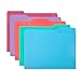 100 Blue Summit Supplies Colored File Folders Letter Size 1/3 Cut Tabs - Pastel File Folders, Colorful File Folders Multicolor, Durable 11pt Paper