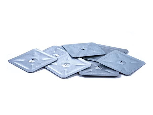 12 Ga. 1½ x 1½ (S150) Mild Steel - Square Self-Locking Washer (200)