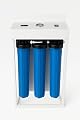 LiquaGen 20” Light Commercial Reverse Osmosis Water Filtration System with Booster Pump – 4-Stage RO Filter for Restaurants, Bars, Coffee Shops, Salons, Labs & More – High Capacity (1000 GPD)