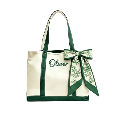 Bolsa Tote de Lona Bordada Personalizada miniatura 1