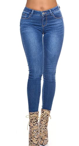 Koucla Basic Skinny Stretch Jeans mit Push up-Effekt 38