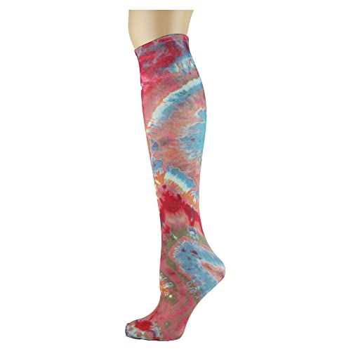Image of Soxtrot Women's 3 Pairs Knee High Trouser Socks, Classy and Colorful Printed Patterns, Silky Smooth Material
