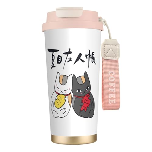 �^���u���[ �ĖڗF�l�� �j�����R�搶 �L 316�X�e�����X�� �R�[�q�[�J�b�v �W���X�g���[�t�� �ۉ� �ۗ� �^��f�M ��e�� ���� �����^�� �ԗp ���ڃh���b�v 2WAY �������ȒP �v���[���g 500ml (�s���N)