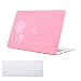 MacBook Air 13" Case Rubberized Plastic Hard Case Cover with Keyboard Cover for MacBook Air 13 inch (Models: A1369 / A1466) Laptop Hard Shell - Dandelion Pink