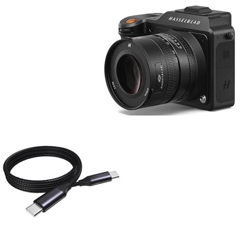Cable Hasselblad X2D 100C de carga rápida en estudio portátil USB-C de 3 pies BoxWave negro