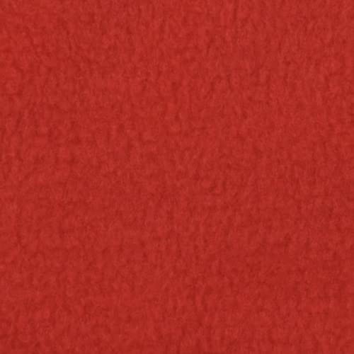 Solid Red Anti-Pill Premium Fleece Fabric (Medium Weight) by The Yard