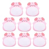 8 Packs Kawaii Piggy Sticky Notes, Aesthetic Sticky Notes Set, Cartoon Inspirational Sticky Notes, Animals Shape Markers, Cute Anime Sticky Note Tabs for Office School Creative Gifts