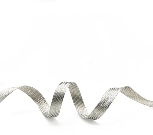 Malla trenzada de cobre para ordenar cables del hogar funda de 12 mm