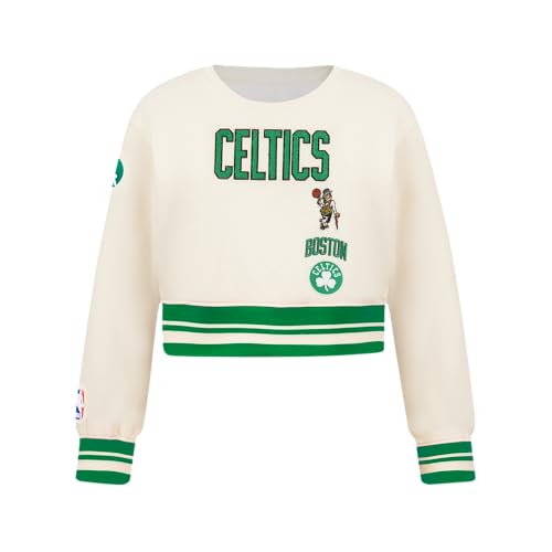 Image of Pro Standard Big Girls NBA Retro Classics Fleece Crewneck Sweatshirt
