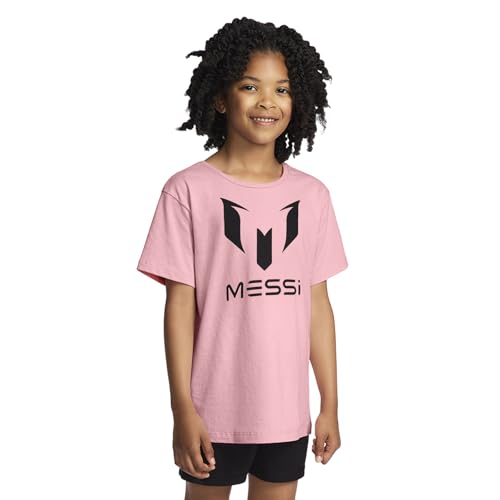 Girls' Lifestyle Short Sleeve T-Shirt, Slim-fit Graphic Tee, Cotton Blend Fabric