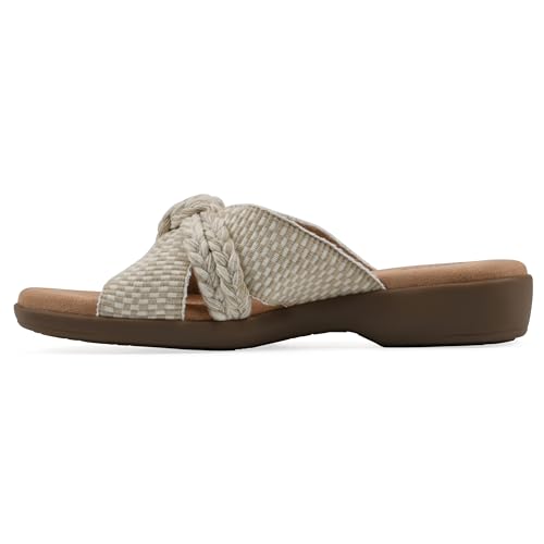 CLIFFS BY WHITE MOUNTAIN Women's Blinding Woven Slide Sandal4