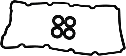 TAKPART 5 Pcs/set Rocker Cover Gasket & Seals Compatible for BMW MINI ONE COOPER JCW S R50 R52 R53 1.4 1.6 2000-2007 SOHC TRITEC ENGINES 11121485838