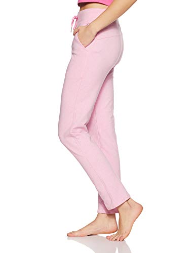 Image of Van Heusen Women's Cotton Lounge Pants | Drawstrings & Side Pockets | Cotton Stretch | Smart Tech finish | Sweat Absorbent | Breathable Fabric | At home pyjamas | Everyday Comfort | Solid Colors | Style 55302