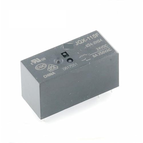 Relé miniatura HF115F-024-2HS4 de 8A para sustitución de componentes 5