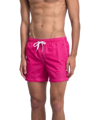 SUNDEK Boardshort 42101 con secado rápido y lazo trasero naranja