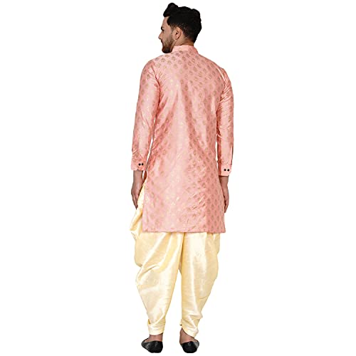 Image of Veera Paridhaan Men's Banarasi Full Sleeve Printed Long Straight Kurta