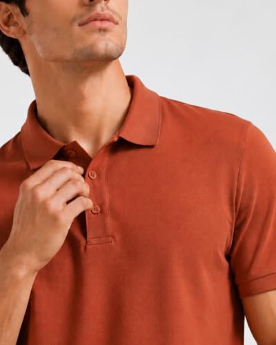 Image of Wellbi Eco-Friendly Bamboo Polo T Shirt | Mens Stylish Casual Regular Fit | Comfortable Soft | Trendy Breathable Lightweight | Quality Modern Essential Fashion