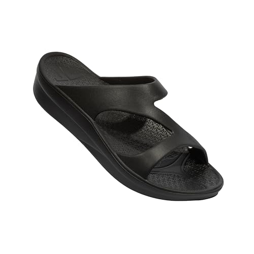 [テリック] 正規品 サンダル ユニセックス リカバリーフットウエア 快適サンダル Z-STRAP ブラック (S 23～23.5cm)