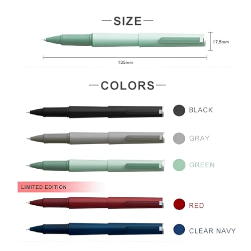 Bolígrafo de gel Sailor TUZU punta fina 0.5mm verde miniatura 7