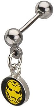 Marvel Comics Iron Man Cartilage Earring 18g