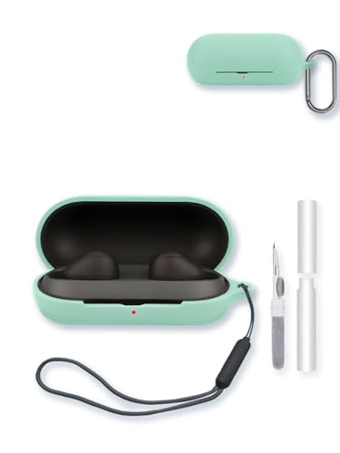 Sony WF-C700N Truly Wireless �m�C�Y�L�����Z�����O �C���z�� �w�b�h�z���p�P�[�X�A�\�t�g�v���e�N�e�B�u�ABOVUGAC �V���R�[���P�[�X�J�o�[ �L�[�`�F�[��&�N���[�j���O�L�b�g&�X�g���b�v�t�� WF-C700N�C���z���p-�~���g