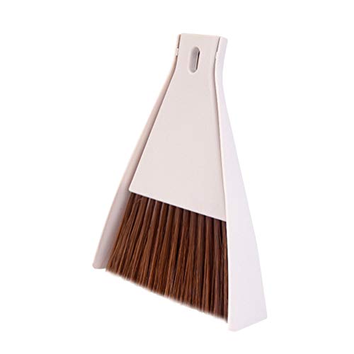 LIOOBO Mini Desktop Broom and Dustpan Set Household Table Countertop Dust Pan and Brush Cleaning Tool