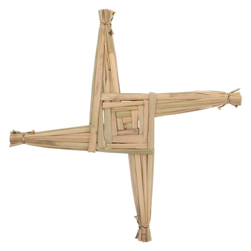 Cruz de paja de símbolo cultural tradicional para la paz del hogar