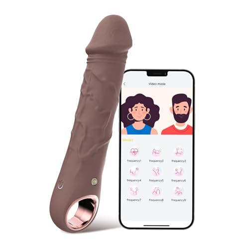 7 Inch Realistic Silicone Dildos, Anrivelia App Control...