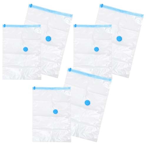 MOTHNUR Almacenamiento al Vacío Transparentes y Compresión para Ropa Edredones y Mantas Material Resistente Pa y PE Ahorro de Espacio para Armario y Viaje