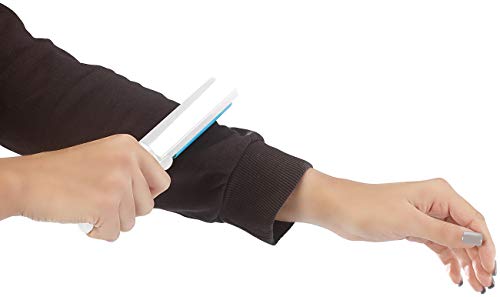 infactory Fusselrolle: 2er-Set Wiederverwendbare Fussel- und Tierhaarrollen in 2 Größen (Wiederverwendbare Fusselrolle, Flusenroller, Handschuhe)