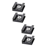 Adaptador de flash de zapata fría: se puede conectar a cualquier orificio roscado de 1/4