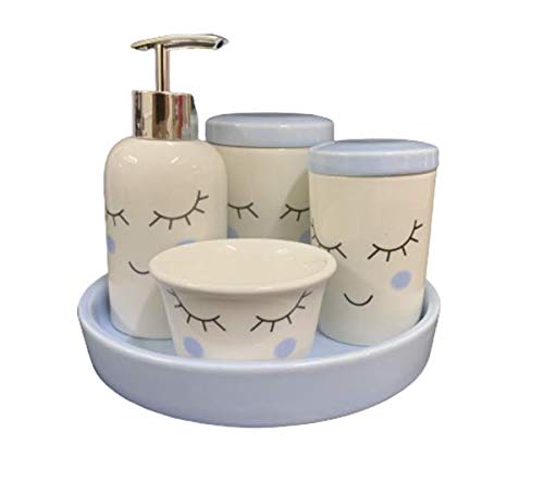 Kit Higiêne Bebê Organizador de Banheiro com Bandeja Infantil 2081