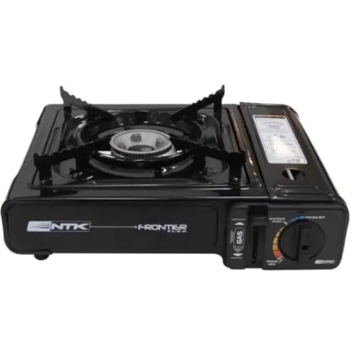 Fogareiro NTK Frontier Portátil a Gás, 1 Boca, de Mesa, Cor Preto...