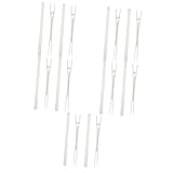 Supvox Klavierschalter 5 Sätze Stimmgabeln Für Klavier Clip Zum Klavierstimmen Klavier Reparaturset Guqin Klavier Drehwerkzeug Klavierstimmer Restaurator-tool Klavier Stumm Weiß Pianist Nylon