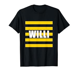 Willi Kostüm Erwachsene Biene Gelb Karneval T-Shirt