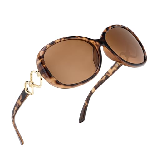Generic Oversized Polarized Sunglasses for Women, Jackie O Style